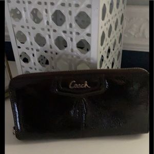 Brown coach wallet